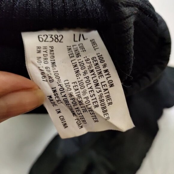 Zero Ski Snow Boarding Gloves Genuine Leather Insulated Winter Gloves Unisex L - Picture 8 of 10